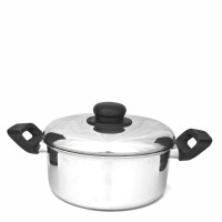 ALUM.CACAROLA LUXO C/2 ALÇAS Nº22 3000ML 129